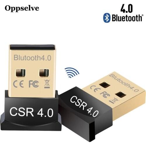 Oppselve Bluetooth Adapter V4.0 CSR Dual Mode Wireless Mini USB Bluetooth Dongle Music Sound Transmitter For Computer PC Laptop