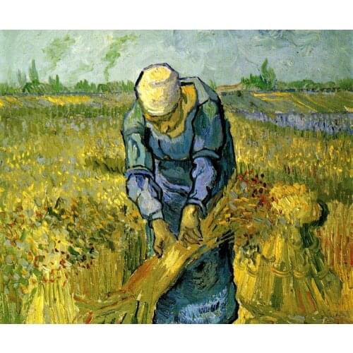 Bigger is Better 400x300MM Magnets JM10031 Painting_of_Vincent_Van_Gogh_-_Peasant_woman