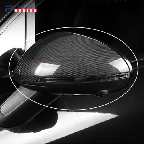 For Porsche Cayenne 958 100% Carbon Fiber Cover Style Car Rearview mirror Refitting Fit Porsche Cayenne 2011-2020 Accessories