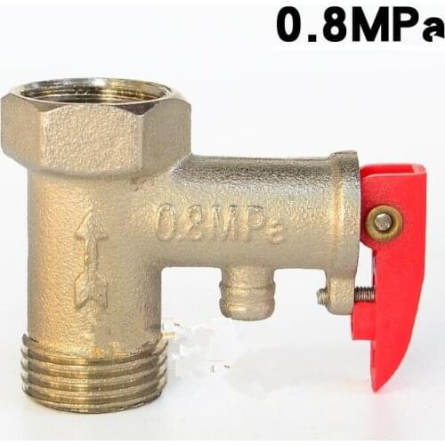 Electric Water Heater Parts Safety Check Valve 0.8 Mpa