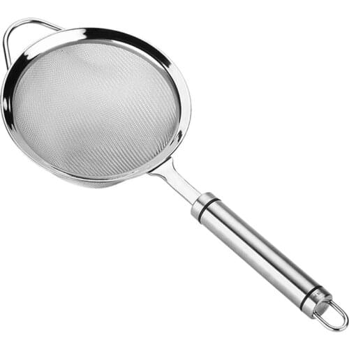 304 stainless steel soya-bean milk juice filter sieve sieve superfine hook Baby side dish network leakage kitchen sifter
