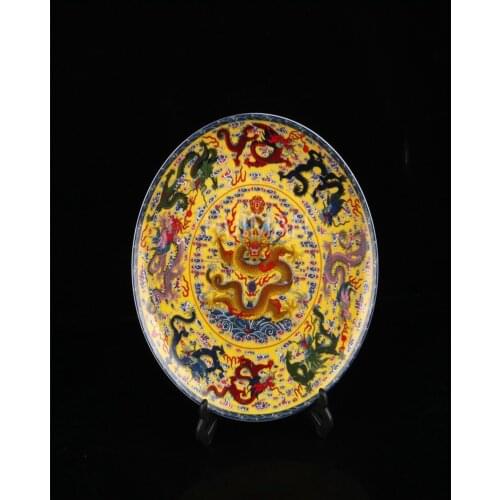 Elaborate Porcelain Hand Painting Crafts Home Decoration