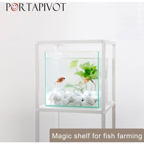 IPot Magic shelfs DIY Type Bookstore Plant Folwer Shelves Holder Accessories Aluminum tube Connectors Cube shelfs PT Store