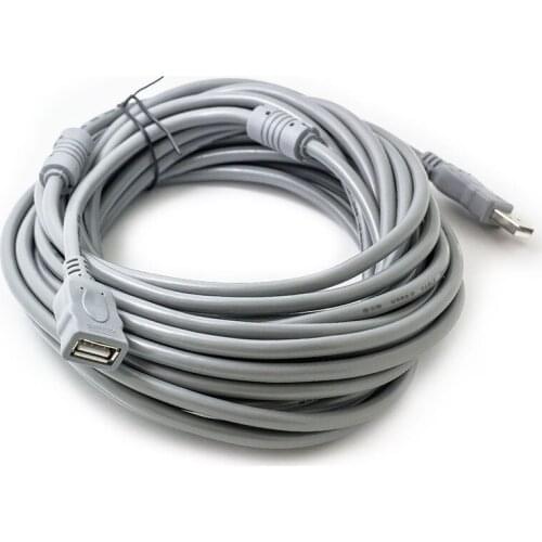 USB 10Mextension cable Copper USB extension line USB extension cable 1.5 meters High speed 2.0USB extension line Wholesale