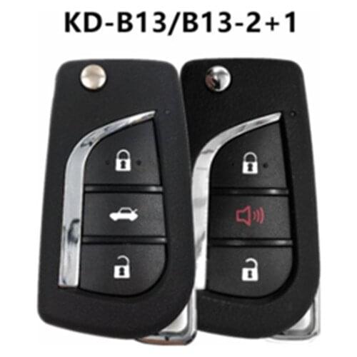 KEYDIY KD900 B Series Remote Control B13/B13-2+1 Car Key For Toyota Style KD-X2/KD MINI Key Programmer