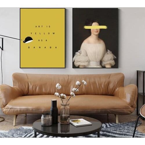 Retro Woman Sculpture Art Print Abstract Canvas Wall Poster Renaissance Painting Modern Style Picture Contemporary Room Decor