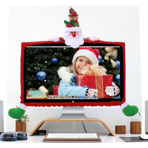 2019 New Christmas Decorations Computer Screen Monitor Border Cover Decal for 19-27
