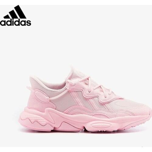 Original Adidas Ozweego ''Clear Pink'' (W) Women Pink Sport Shoes FX6094 Adidas Sneaker