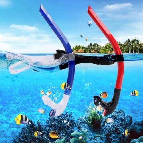 1pc Professional Open Top Swimming Breathing Tube Snorkel Underwater Diving Snorkeling Equipment Gear for Learner Beginer