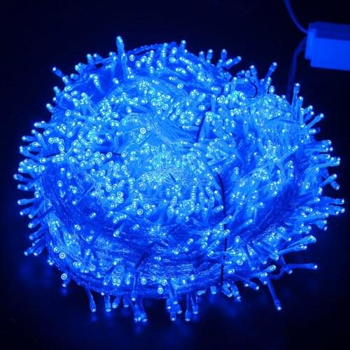 10M 50M 100M 500M Christmas LED String Light Outdoor Twinking Fairy Lights Garden Tree Patio Party Wedding Decoration Garland