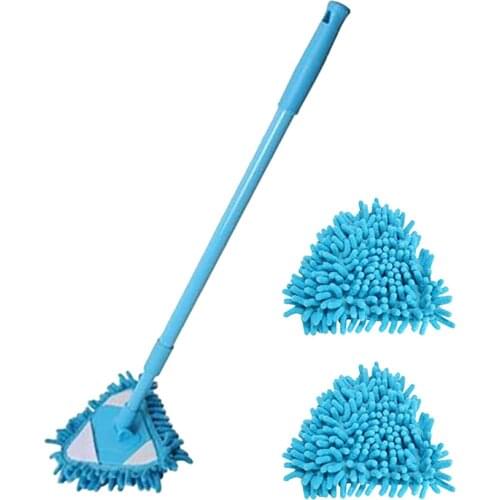Mini Retractable Triangle Lazy Cleaning Mop Room Wall Window Kitchen Floor Household Cleaning Brush Tool 180 Degree Rotatable30
