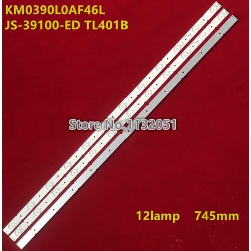 LED Backlight strip 12 lamp for 39" TV KJ39D12-ZC14F-07 KM0390L0AF46L JS-39100-ED DQ EHT40D03