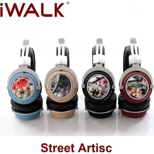IWALK TWS Street Artisc Earphones Bluetooth 5.0 Headset Teen Personality Hifi Earphone 2020 New Binaural Call Wireless Earbuds