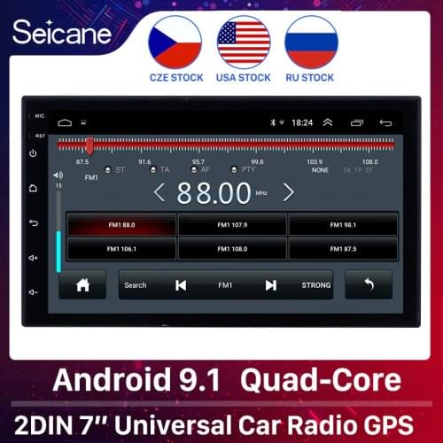 Seicane 2GB RAM 32GB ROM Android 9.1 2Din Universal Car Radio GPS Multimedia Player For TOYOTA Nissan Kia RAV4 Honda VW Hyundai