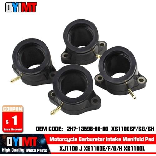 Carburetor Intake Manifold Pad For YAMAHA 2H7-13596-00-00 XJ1100 J Maxim XS1100 XS1100L XS1100SF XS1100SG Midnight Special