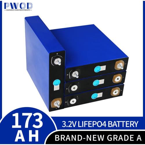 4-16Pcs 3.2v 200AH Lifepo4 Rechargeable 12v 24v 36v 48v Battery PackLithium Iron Phosphate Solar Cell Grade A US/UK Tax Free