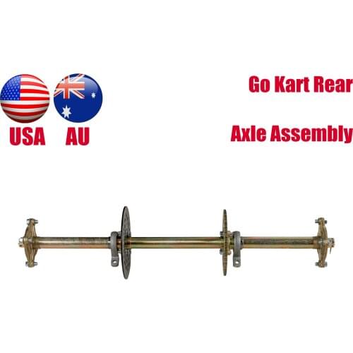 1.2"x 32" Rear Live Axle Shaft W/ Wheel Hub Brake Rotor Sprocket For ATV Go Kart