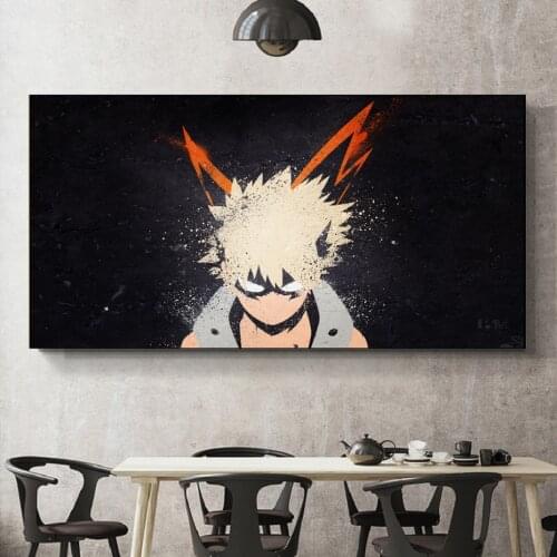 My Hero Academia Anime Canvas Painting Poster Gift Printmaking Printing Painting Japanese Anime Wall Hanging Picture Home Art De