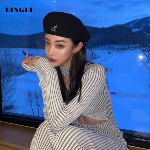 Mesh Kangaroo Beret Hat Women Korean Versatile Forward Hats Cool Walking Sun Hat Ladies Solid Color Summer Painter Hat Men