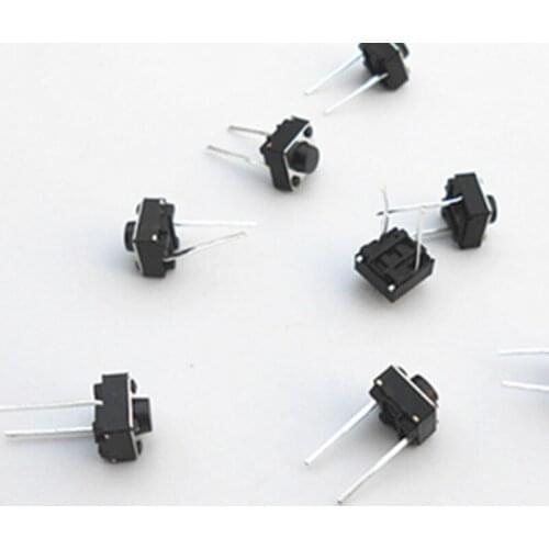 Free Shipping 200PCS 2pins Tactile Push Button Switch Tact Switch 6X6X5mm 6*6*5mm Momentary