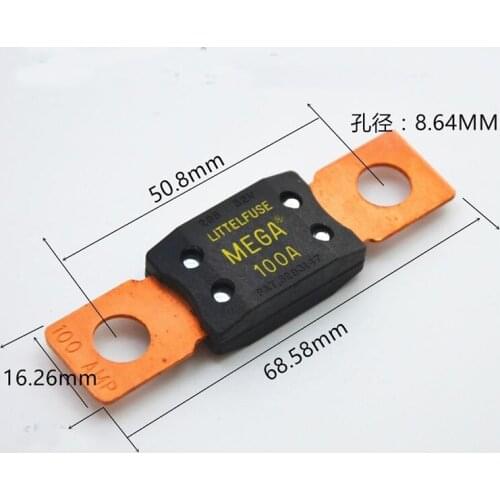 Free shipping 5pc high quality original MEGA80A 100A 125A 150A 200A 250A 300A 350A car fuse Series 298MEGA