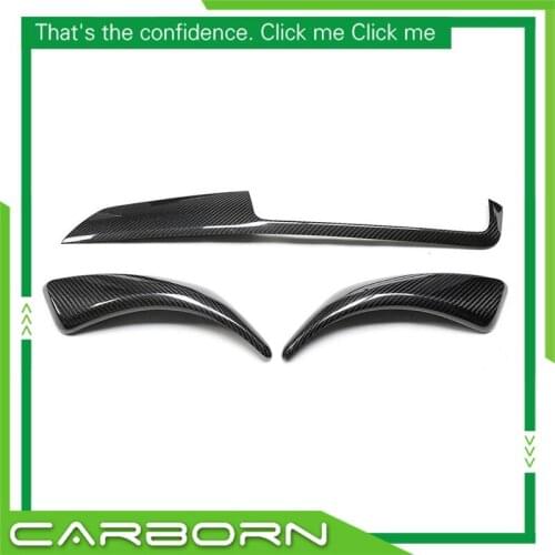 Pre-sale, lead time 30 days) For-BMW 2 Series F23 Convertible 2 Door Add on Style Carbon Fiber Interior Trim 3pcs Set-LHD 18-19