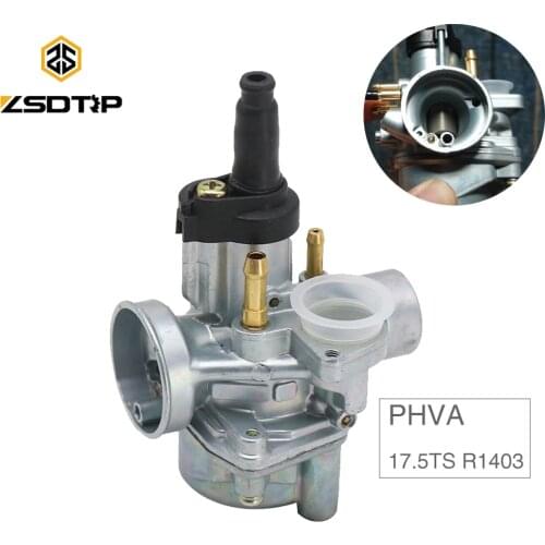 ZSDTRP 17.5mm PHVA Carb Carburetor For DELLORTO PHVA 17.5TS R1430 Carb 2T For Yamaha Aerox Minarelli Engined Mopeds Scooters
