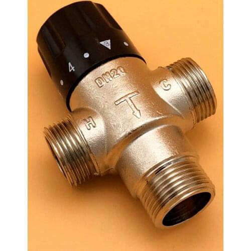 Brass 3/4" DN20 Solar Heater Thermostatic Mixing Valve Free Shipping
