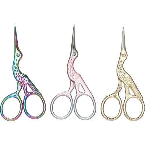 Stainless Steel Manicure Cutters Crane Stork Bird Shape Scissors Nail Art Cutter Remover Scissor Nail Cuticle Styling Tool