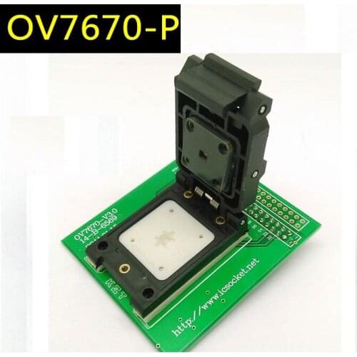 OV7670-P Camera Chip Test Seat Reliance Interface Flip Probe Seat