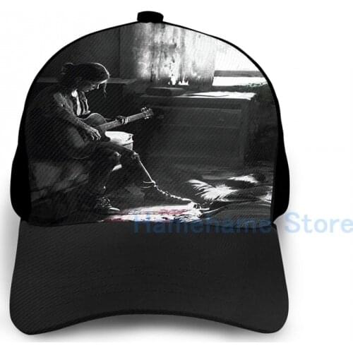 Fashion Ellie guitar - The last of us Part 2 Basketball Cap men women Graphic print black Unisex adult hat