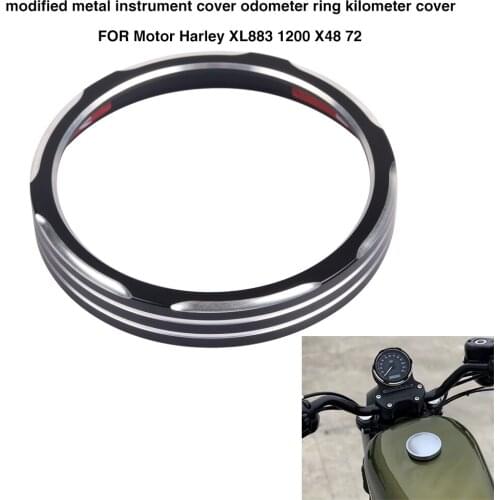 Motorcycle Speedometer Ring Trim Bezel Cover Gauge Ring For Harley Dyna Stree Bob Low Rider Sportster XL883 XL1200 XL 1200 883