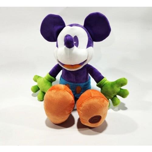 Disney Mickey Mouse Cosplay Clown Stuffed Plush Toys Soft Kawaii 43cm Mickey Mouse Plush Dolls Gifts for Children Kids