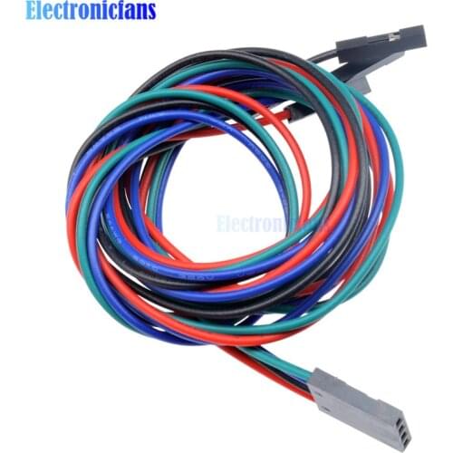 10PCS 4Pin 70cm Cable Set Female-Female Jumper Wire for Arduino 3D Printer Reprap