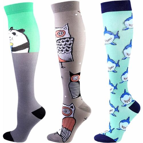 New Compression Socks Panda Cute Animal Socks Men Women Compression Socks For Running, Medical, Edema, Diabetes, Varicose Veins