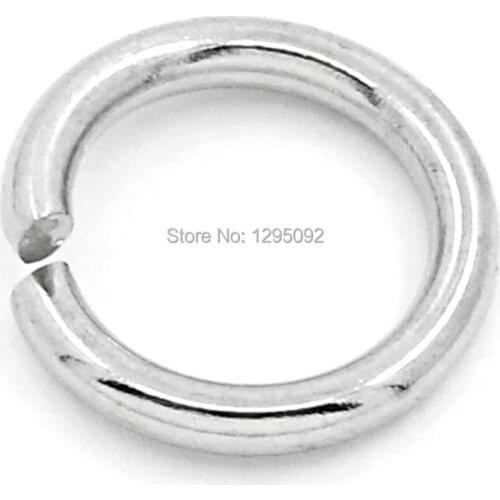 500Pcs Open Jump Rings Stainless Steel Silver Tone Charms Jewelry Findings Component Wholesales 8mm(3/8")Dia