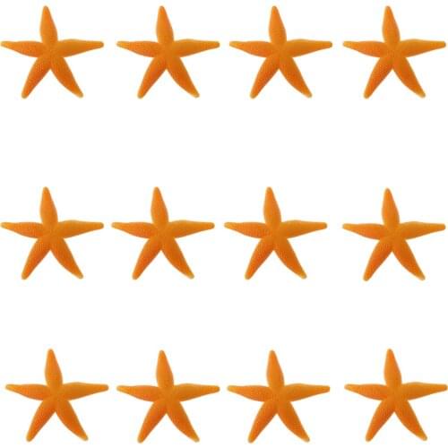12Pcs Plastic Starfishes Ocean Animal Model Figures Educational Toys Home Decor Set Kids Birthday Gift