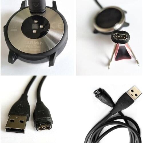 Fit For Garmin Fenix6 6S 6X 5X Data Cable Charger Fast Data Accessories Synchronization Charging Watch Smart T7U3