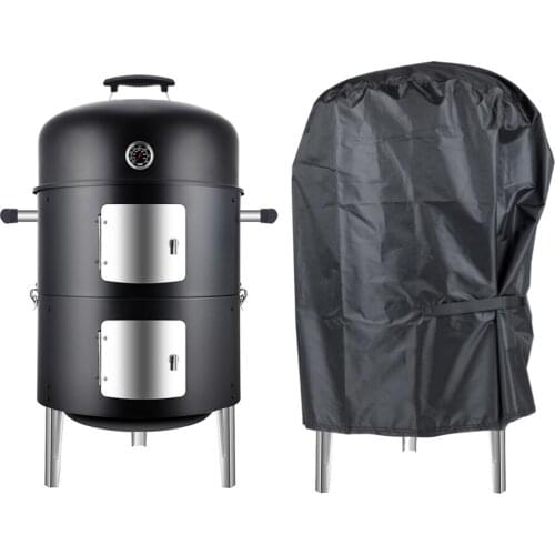 Portable BBQ Grill Steel Household Family Party Barbecue Charcoal with BBQ Barbecue Grill Mat tools For Outdoor