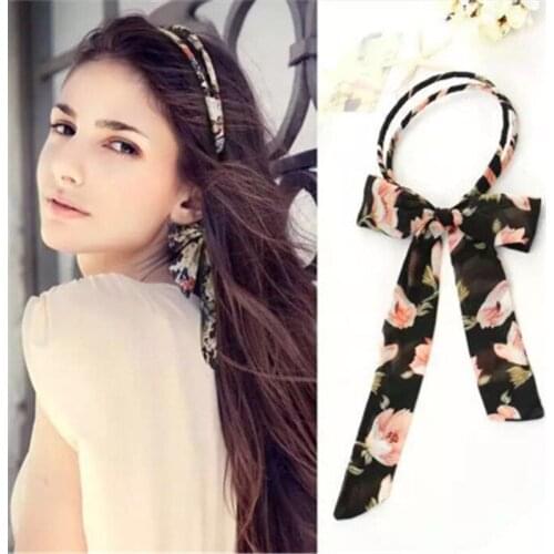 The New Cloth Ribbon Headband Sweet Small Fresh Hair Bands For Women Simple And Generous Handmade Hair Accessories
