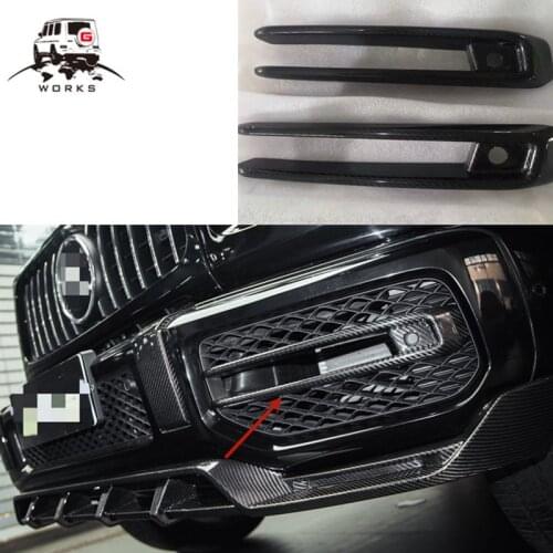 2020y W463A G500 b900 carbon fiber front bumper fog led cover car autoparts W464 G63 G350d B900 new g fog cover