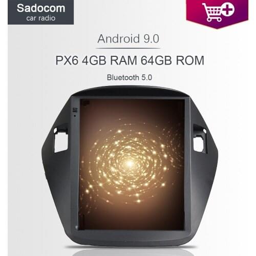 PX6 DSP Tesla 9.7" Android 9.0 For hyundai IX35 Tuscon 2010-2015 Car DVD Player Car Radio Multimedia Navigation GPS autoradio