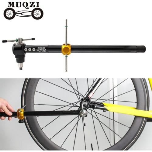 MUQZI MTB Bike Derailleur Hanger Alignment Gauge Check Straighten Rear Derailleur Hanger Repair Tool Adjusts 14-29 Inch Wheels