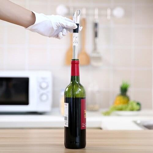 Stainless Steel Wine Chiller Rod With Showcase Cooling Rod Wine Chiller Beer Beverage Stick Frozen Ice Cold Bar Tool Dropship