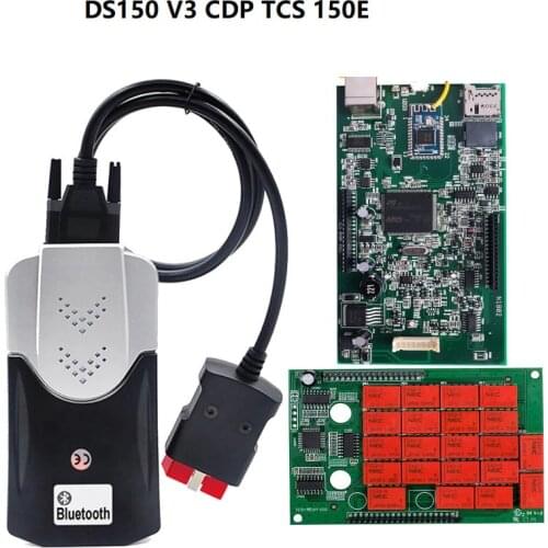 High quality auto diagnostic tool V3 with Bluetooth function dual board multi language main unit 2017 version software New VCI