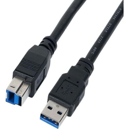 Super Speed USB 3.0 Printer Cable Type A Male to B Male AM to BM 5Gbps Print Cables Cabo For HP Canon Epson Lexmark Dell 1M