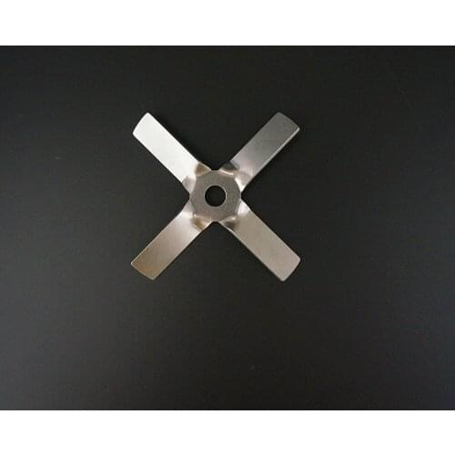 1pcs lab stainless steel DIA40mm to 100mm four blade propeller, cross paddle for lab stirrer mixer blender machine