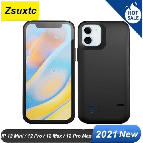 Araceli For iphone 12 Mini Battery Case Audio Output Power Bank Charger Case For iphone 12 Pro 12 Max Pro Max Battery Case