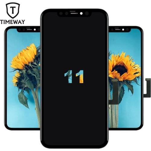 100% OEM LCD For iPhone 11/Pro/ Pro Max Display With Truetone Digitizer 3D Touch Screen Replacement For iPhone 11 iPhone X LCD