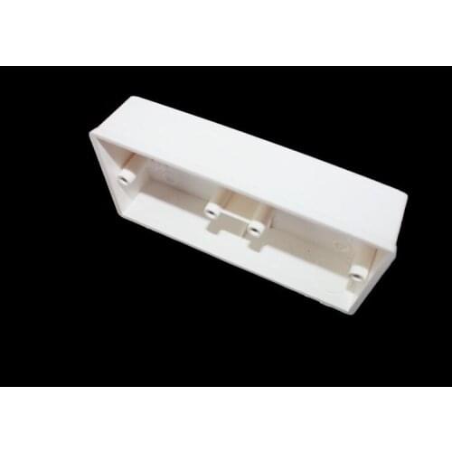 86 type electrical Sockets outlet wall switch concealed installation 2 bit double bottom box plate